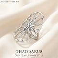 Ring Royalty Star Magical Boho Look Fine Jewerly Vintage Gift For Women In 925 Sterling Silver Qme Silver 8