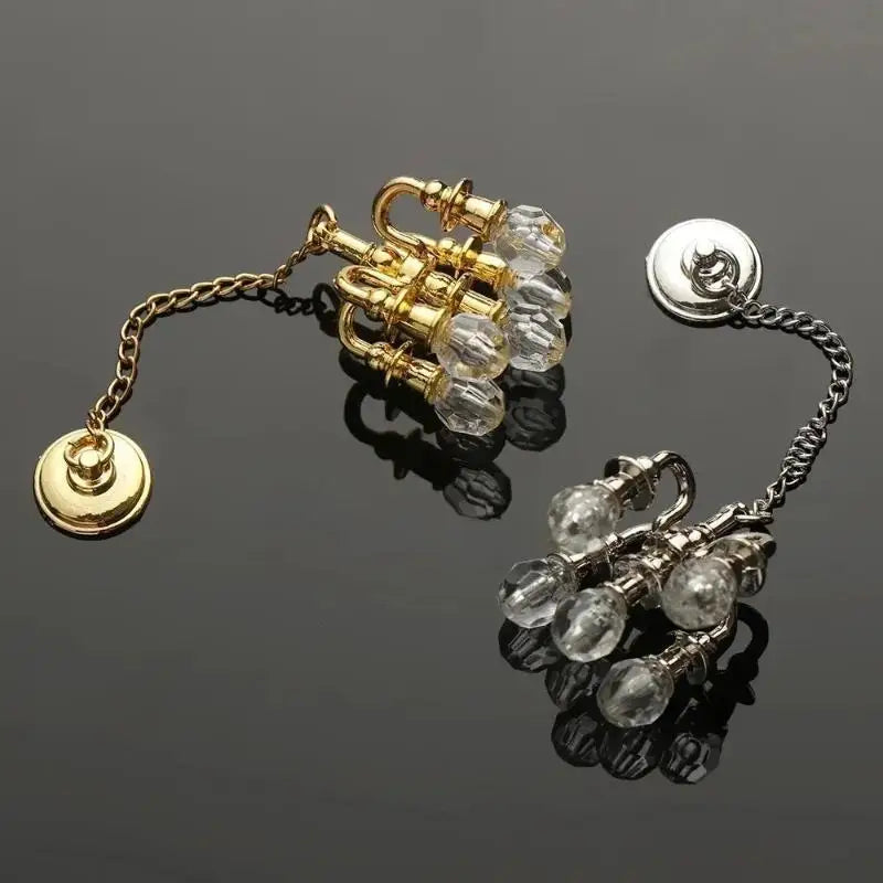 1:12 Scale Vintage Chandelier Mini Furniture Toy Play House Miniature Dollhouse Decoration Ceiling Light Model Doll Accessories Qme