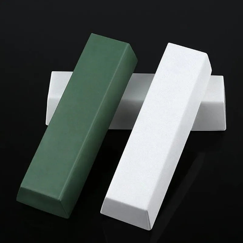 Premium Green Polishing Wax - Abrasive Compound for Metal Finishing, Stainless Steel & Copper Buffing Qme