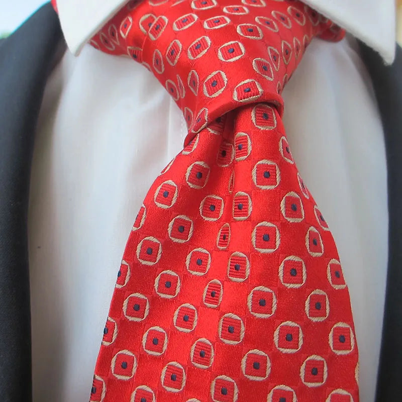 100 Silk Brown Red Gradient Patterned Neat Tie Men's Formal Business Qme RT3