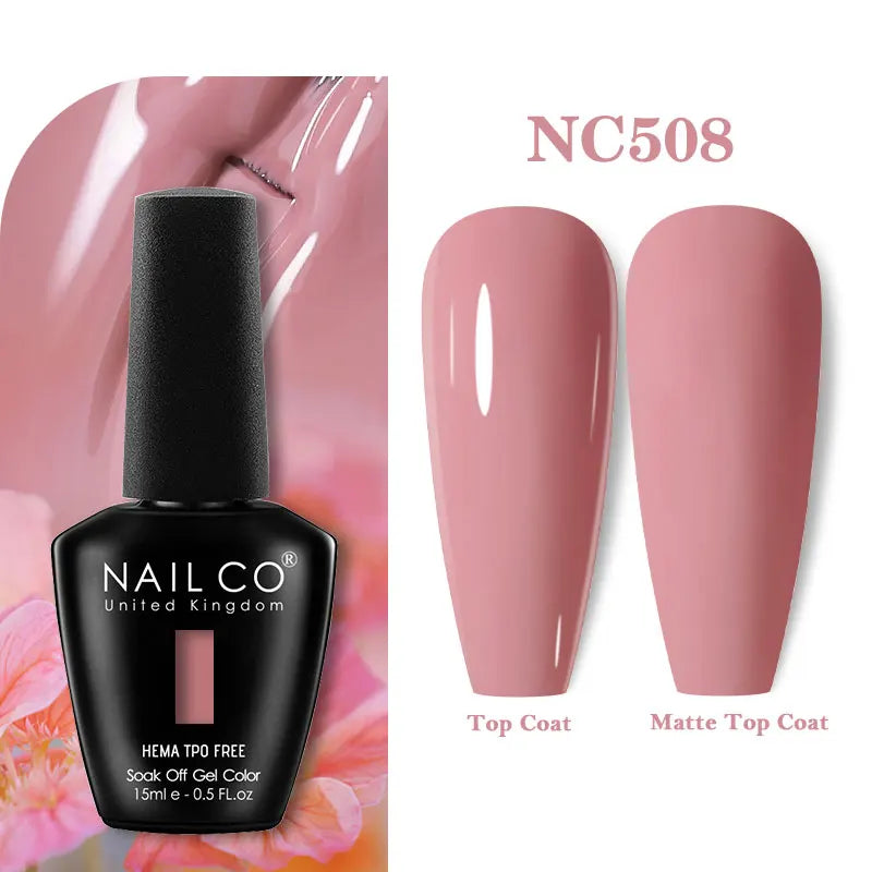 NAILCO Green Series Dark Gel Nail Polish Lasting Hybrid Base Matte