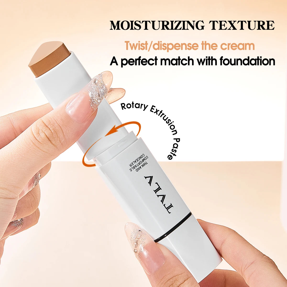 Concealer Double Head Design Light Thin Covers Facial Defects Creates Qme