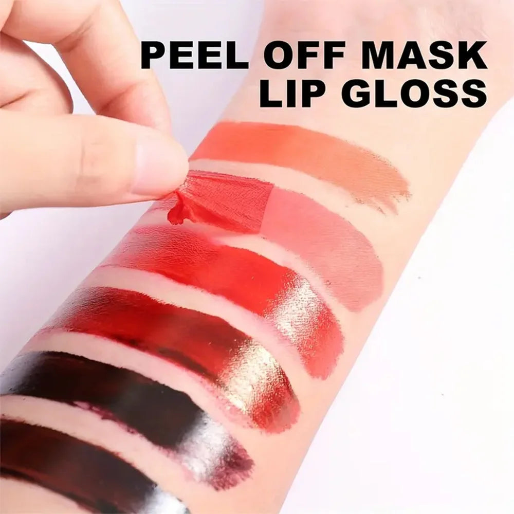 Matte Lip Gloss 6-Flavor Smooth Silky Long-lasting Resistant Cup Qme