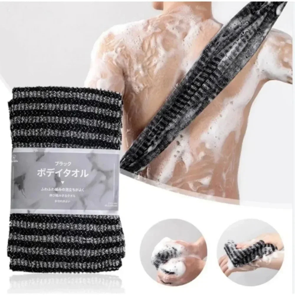 Japanese Rubbing Washcloth Bath Nylon Towel Brush Back Towels Qme
