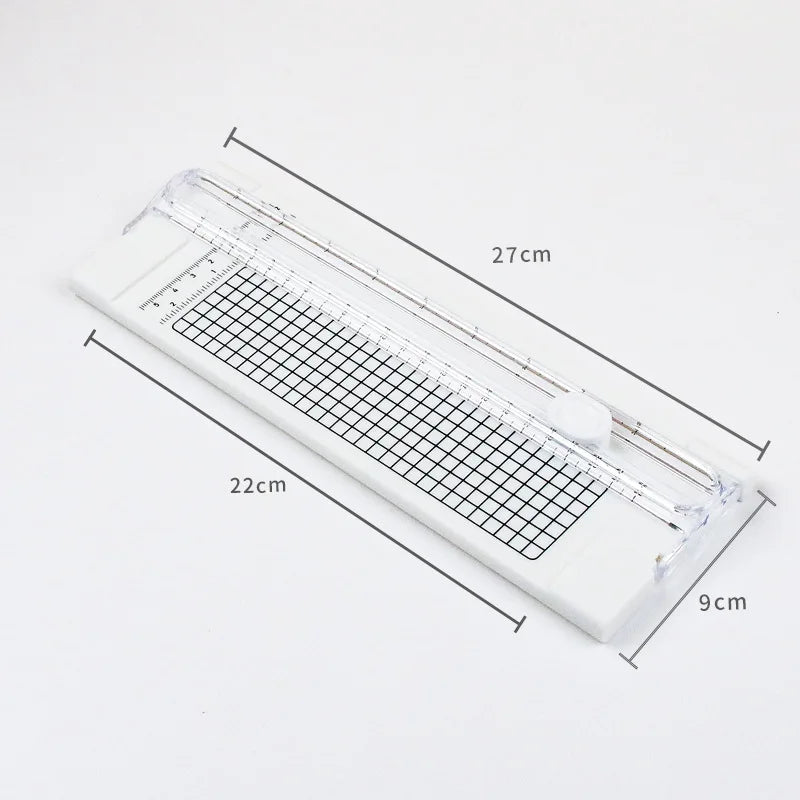 A4 Mini Paper Trimmer Paper Cutter Cutting Machine for Craft Paper Card Photo Laminated Paper Scrapbook Home Crafts Tools New Qme white