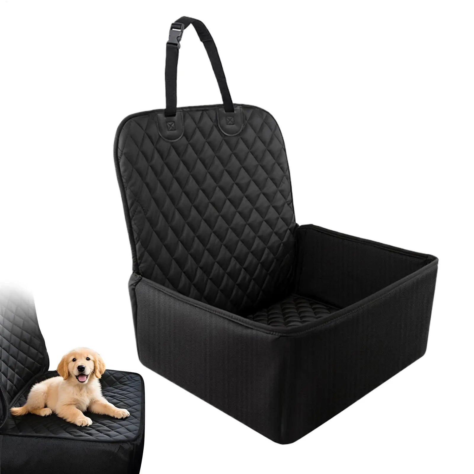 Large Waterproof Carseat For Dogs Booster Cushion Protector Carrier For Bed Barrier Backseat Truck Cat Puppy Suv Qme
