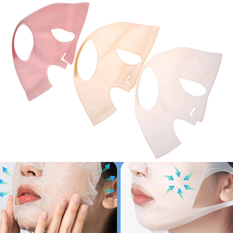 Silicone Facial Mask Reusable Skin Care Tool Women Hanging Ear Design Qme