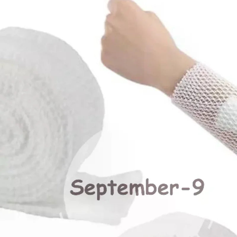 Hypoallergenic Elastic Net Wound Dressing 1 Roll Tubular Bandage Qme