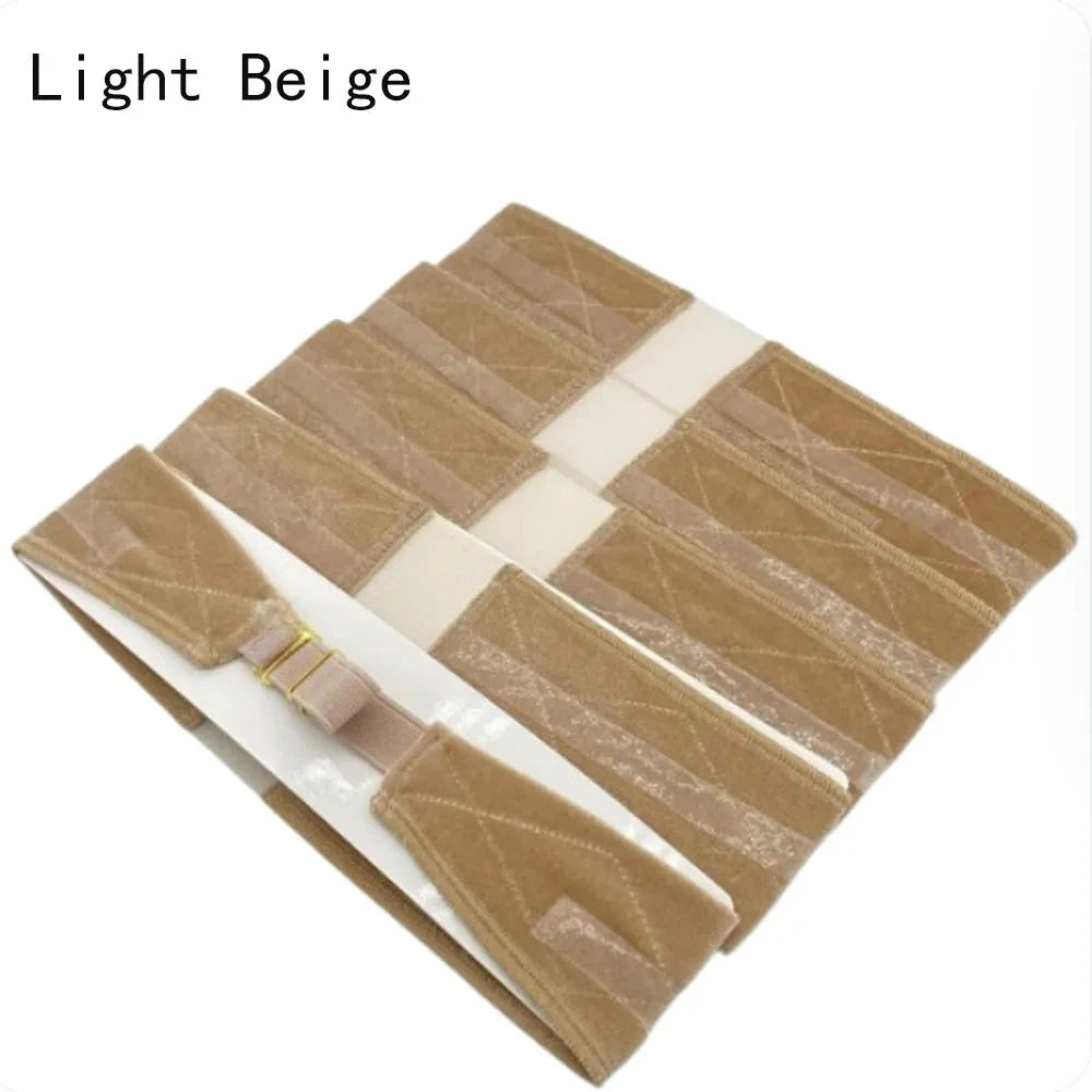 5pcs Velvet Women Wig Grips Headband Women with Silicone Film Headband Velvet to Hold Wigs Hair Accessories Wig Elastic Band Qme light beige 5pcs
