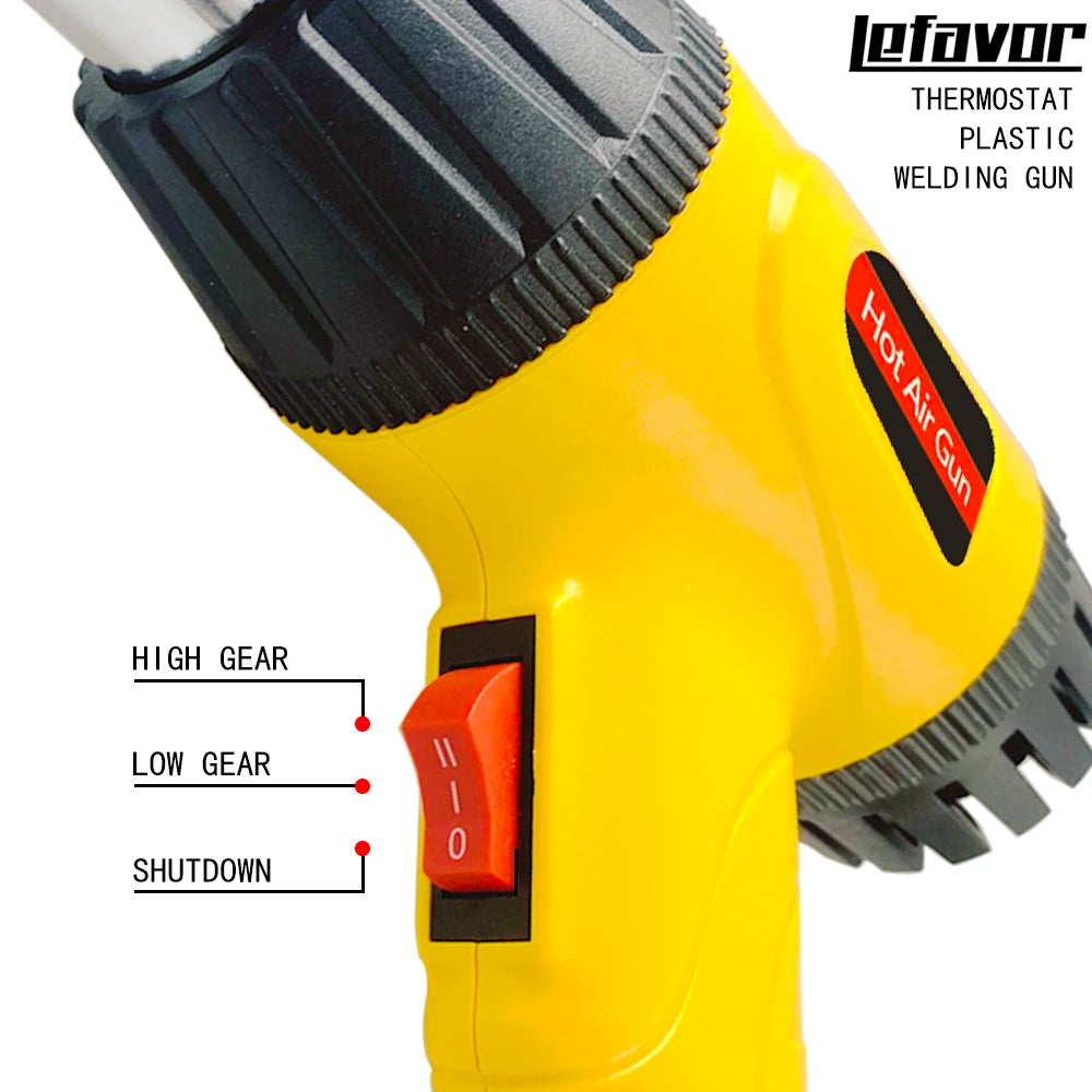 750 1000W Plastic Repair Air Gun Heat Adjustable Temperature Welding Qme