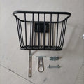 Adjustable Black Bike Rear Basket Easy Install Bicycle Fixed Durable Qme A2
