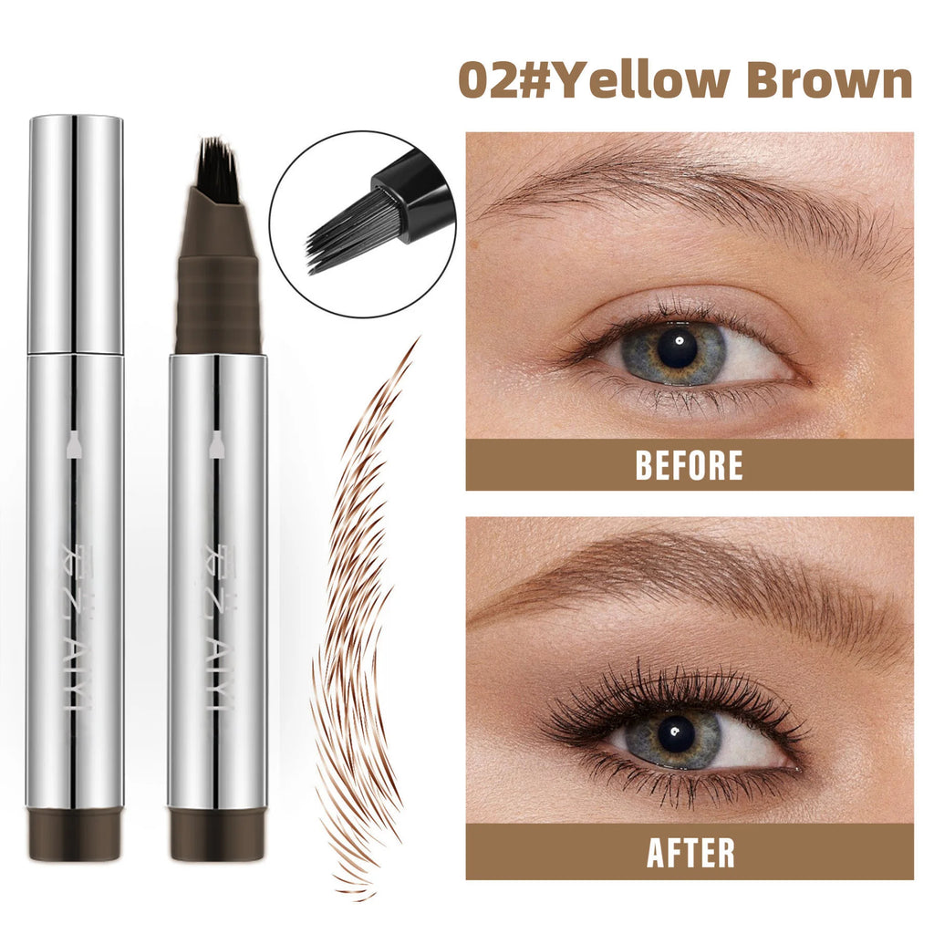 Slant Tip Liquid Eyebrow Pencil Waterproof Smudge Proof Design Easy Qme B2-13-02