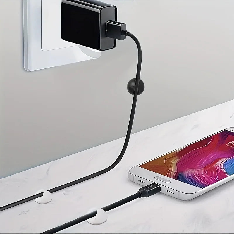 10 Circular Data Cable Storage Organizing Holders Qme