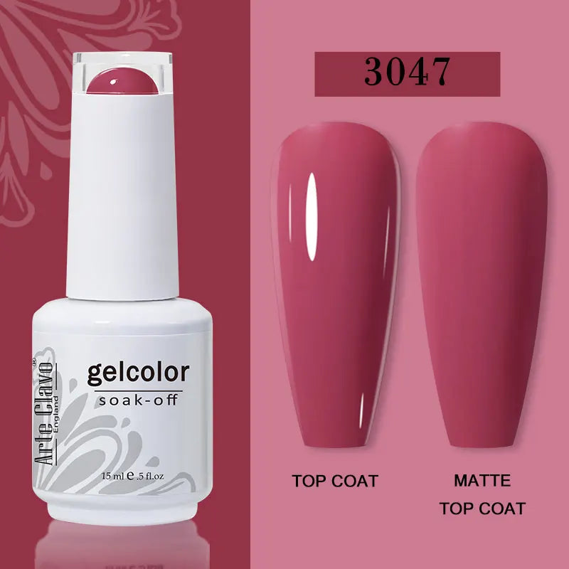 Arte Clavo Transparent Nude Pink Jelly Gel Nail Polish Semi Permanent