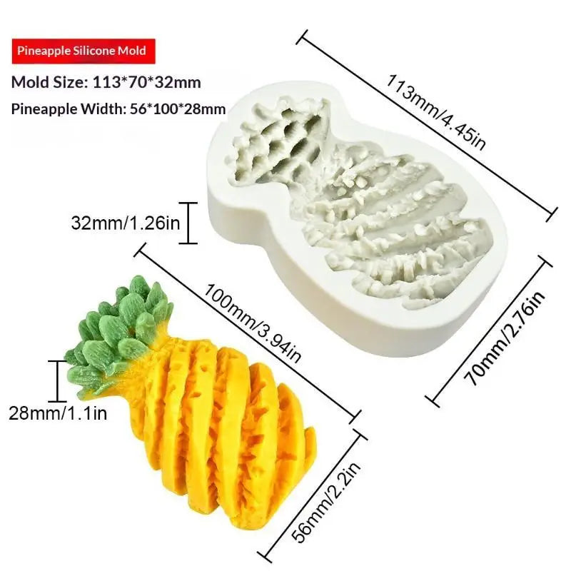 3D Fruit Shaped Silicone Molds With Food Grade Material And Easy Demold Perfect For Candle Making Soap Making Baking DIY Crafts Qme H