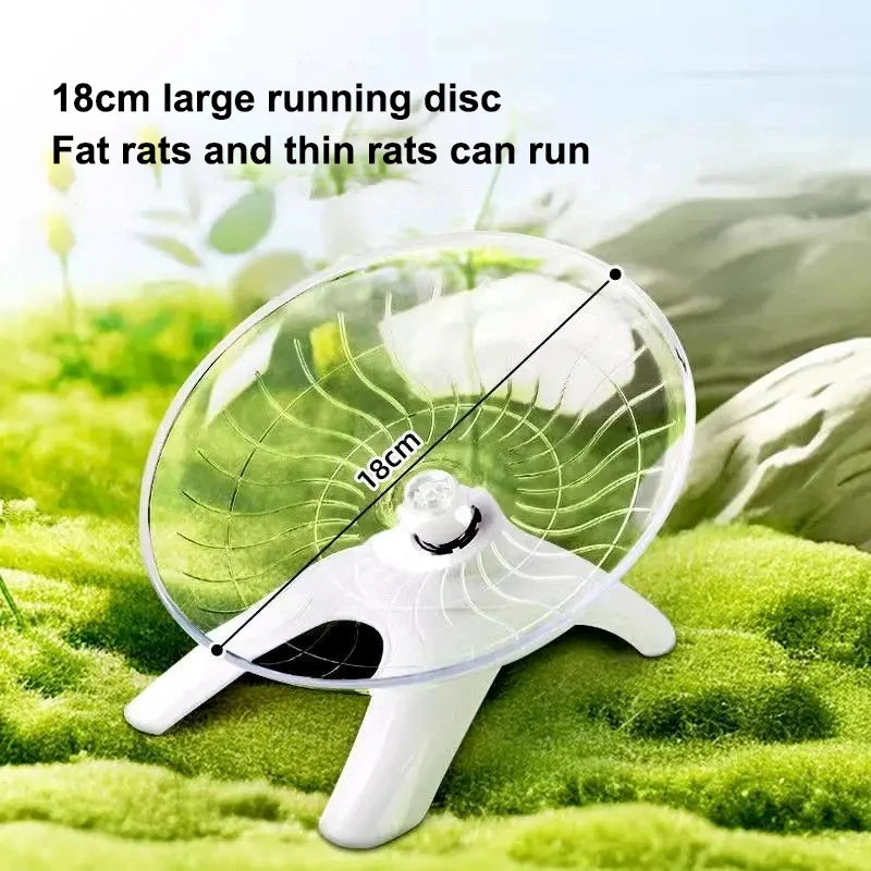 Small Pet Rotatory Jogging Wheel Toys Hamster Cage Supplies Running Qme