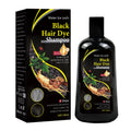 New 100ml Black Hair Color Dye Hair Shampoo Cream Organic Permanent Covers White Gray Shiny Natural Ginger Essence For Women Men Qme 1pcs