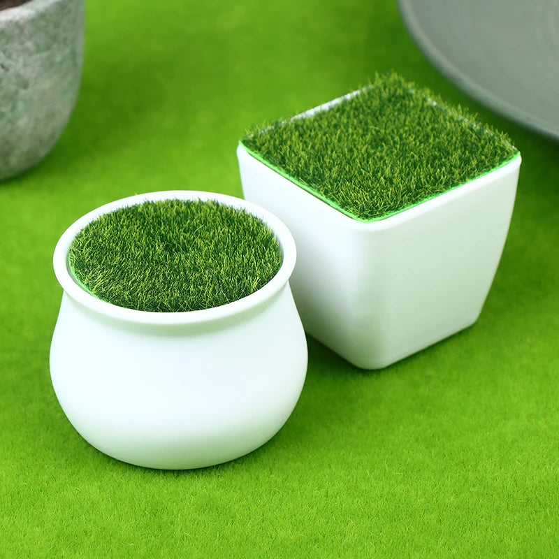 Thickened Balcony Fake Flowers Flower Pot Bonsai Ornament Arrangement Qme
