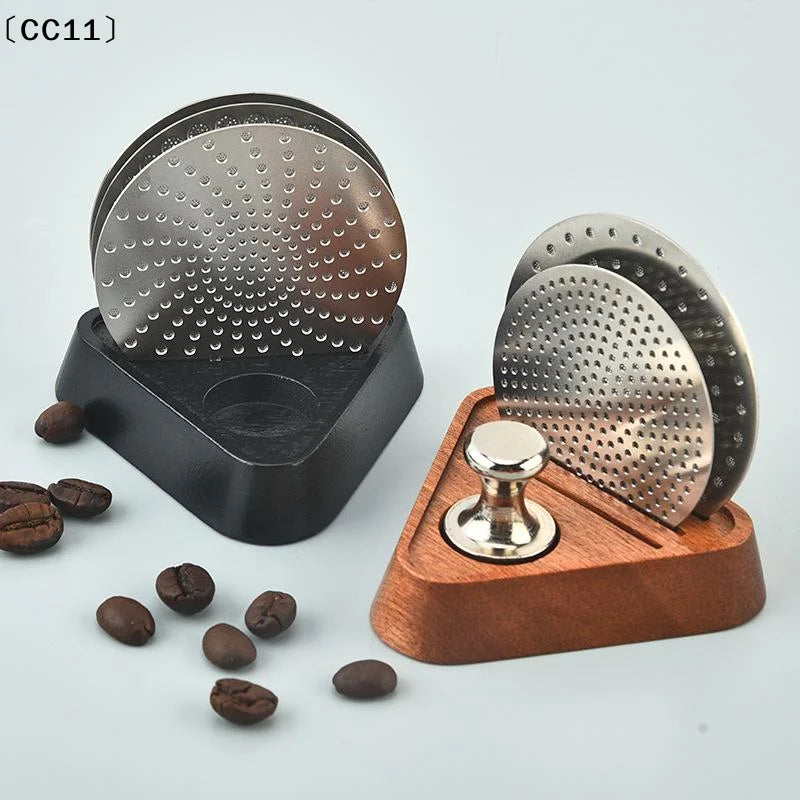 51 53 Portafilter Espresso Universal Filter Storage Rack Coffee Puck Qme
