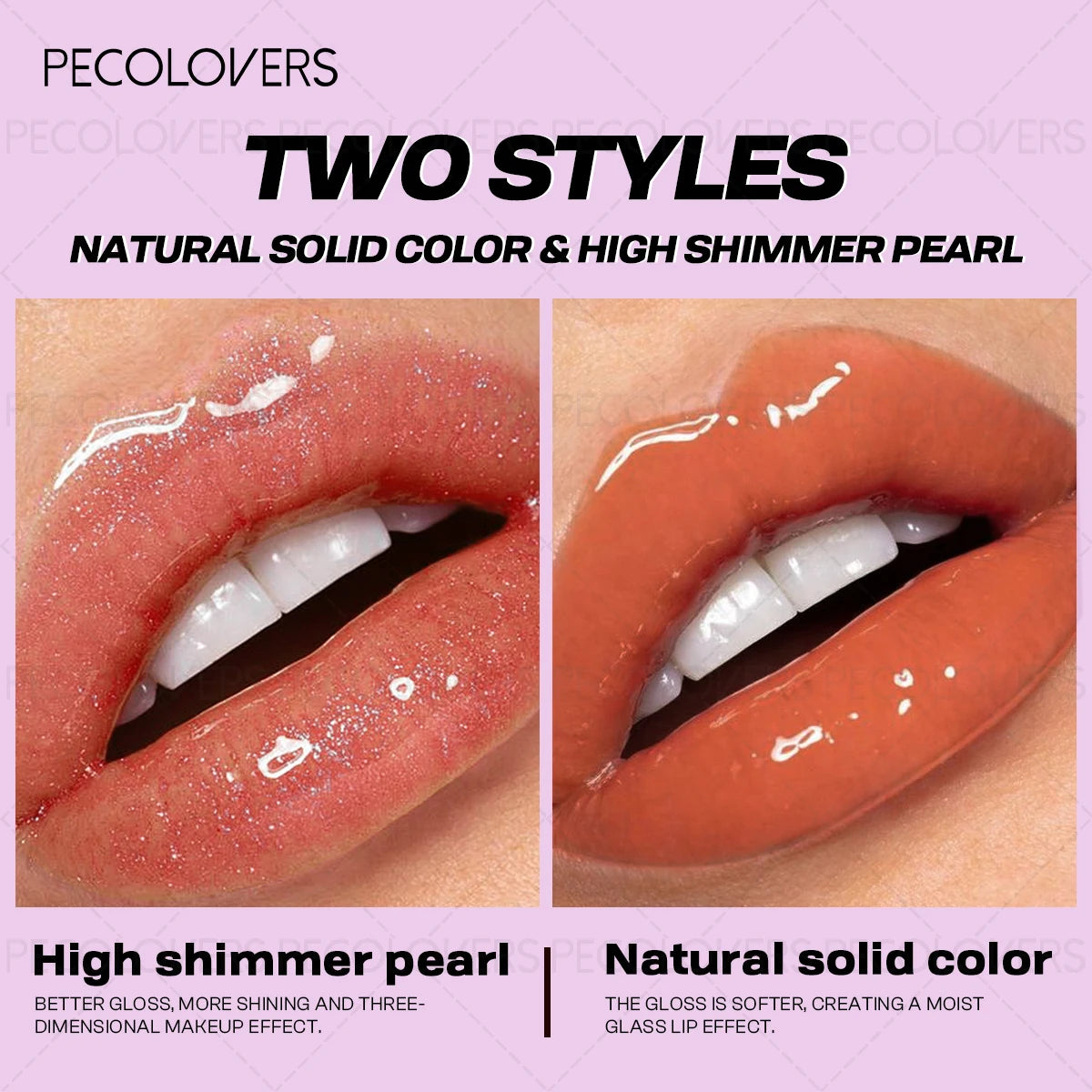 Moisturizing Lip Gloss Shimmer Nourishing Effect Long-lasting Qme