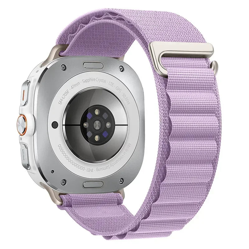 Alpine Loop For Samsung Galaxy Watch 7 Ultra Strap 47mm Accessories Sport Nylon Bracelet correa Galaxy watch ultra band 47 mm Qme La Galaxy Watch Ultra