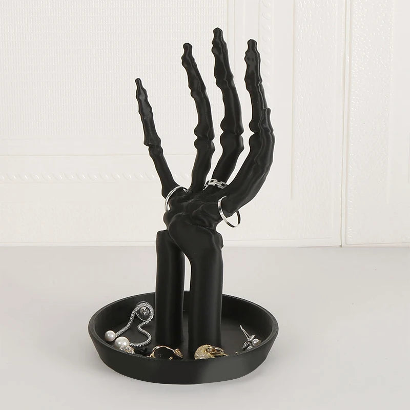 Jewelry Stand Black Plastic Necklace Earring Organizer Monster Hand Qme