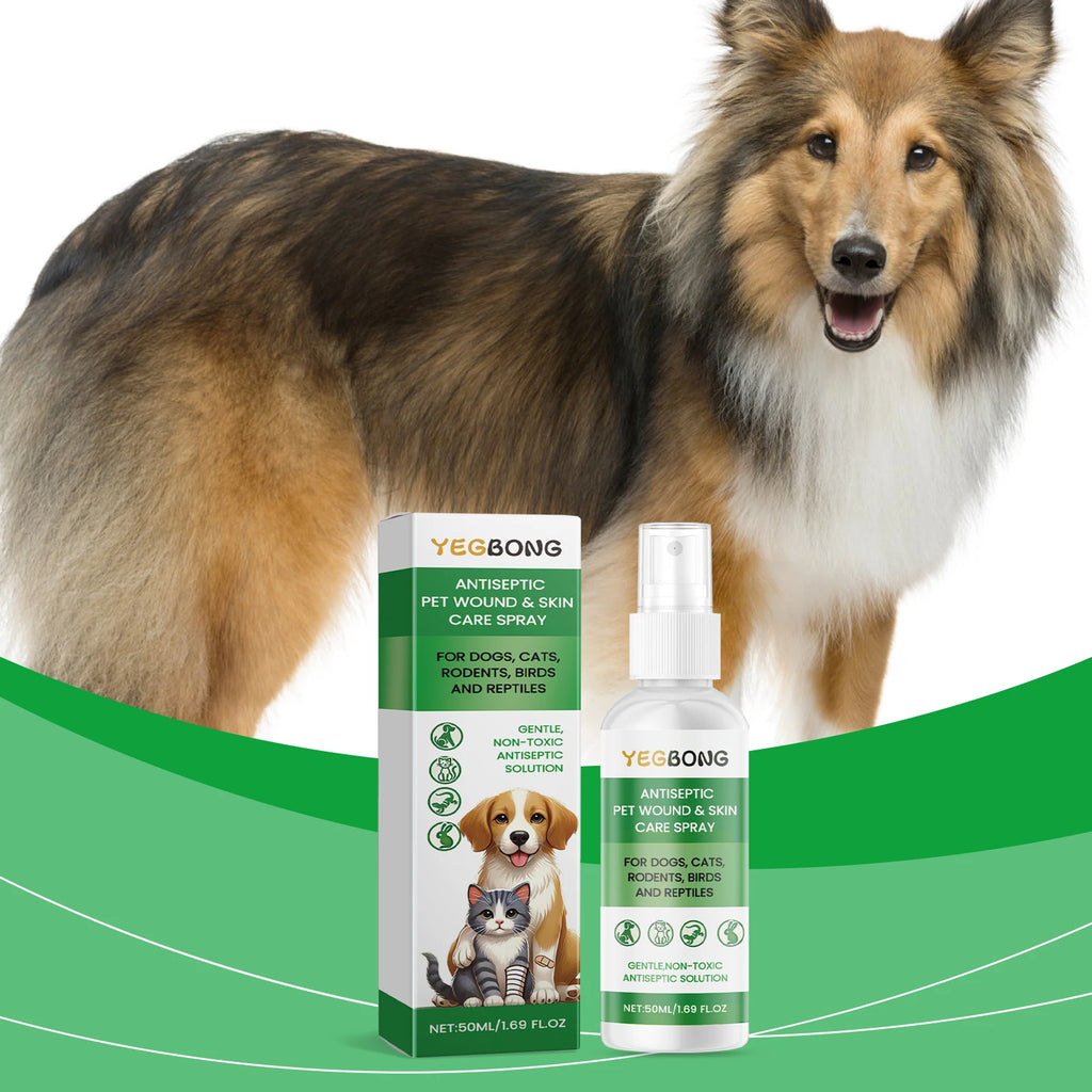 Pet Skin Care Spray Relieving Itching Reduce Redness Repairing Dryness Skin Long Lasting Moisturizing Pet Wound Skin Care Spray Qme Default Title