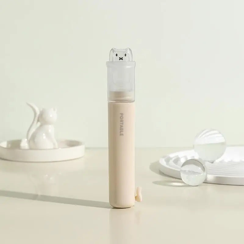 2 In1 Portable Mini Travel Toothbrush Toothpaste Adult Outgoing Camp Qme White