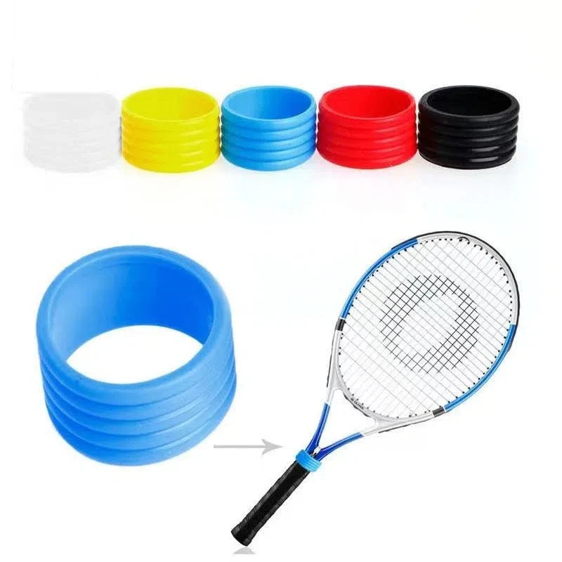 Lot Silicone Tennis Racket Grip Ring Handle Closure Rubber Qme