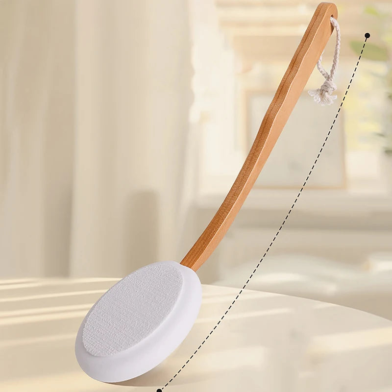 Shower Body Brush Scrubber Long Handle Multi-function Sunscreen Qme