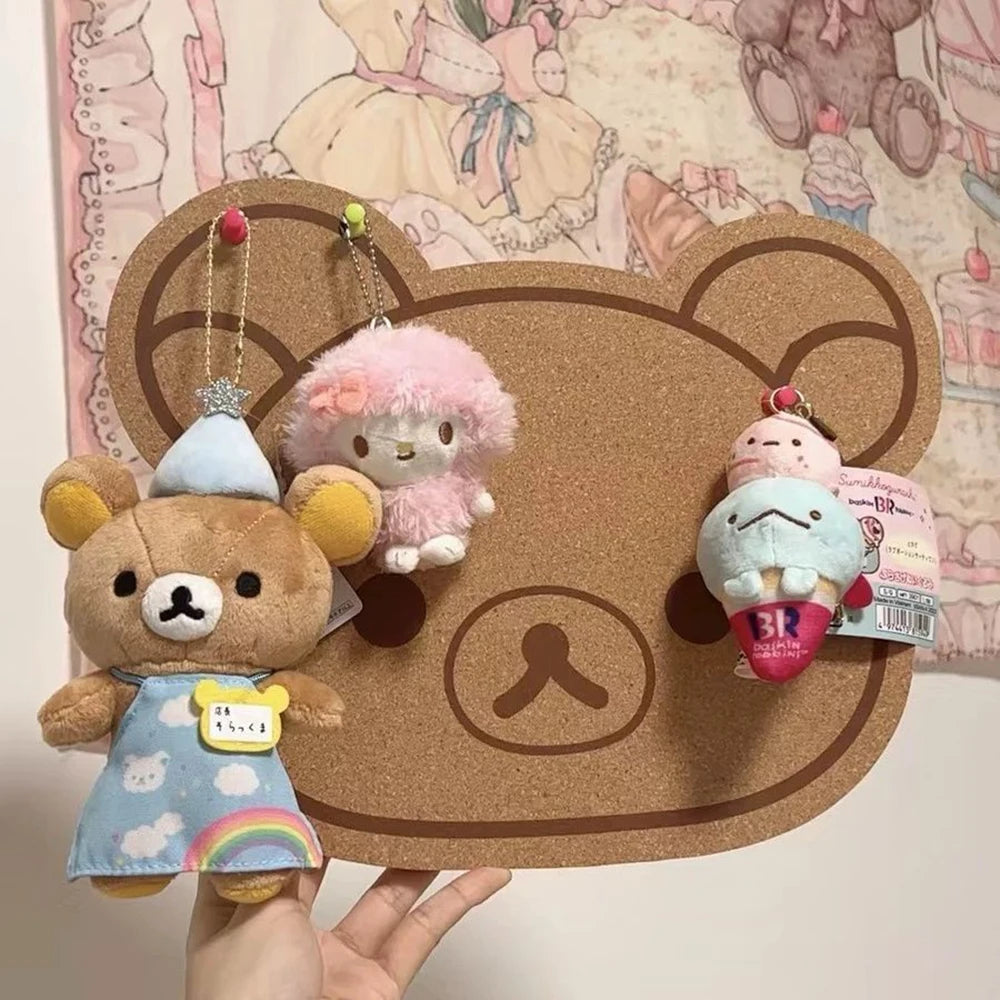 Felt Board Cute Cartoon Dormitory Background Decoration Photo Wall Felt Message Board Organizer Non Damaging Wall No Drilling Qme