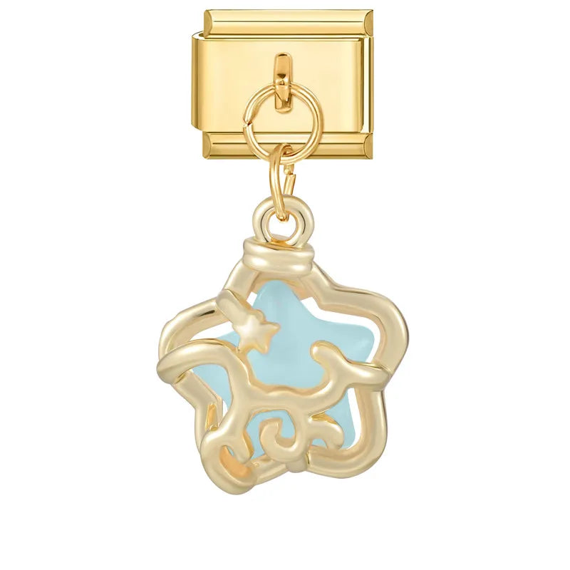 Charm Cute Cartoon Pearl Dogs Horse Pendant Italian Link Fit Bracelet