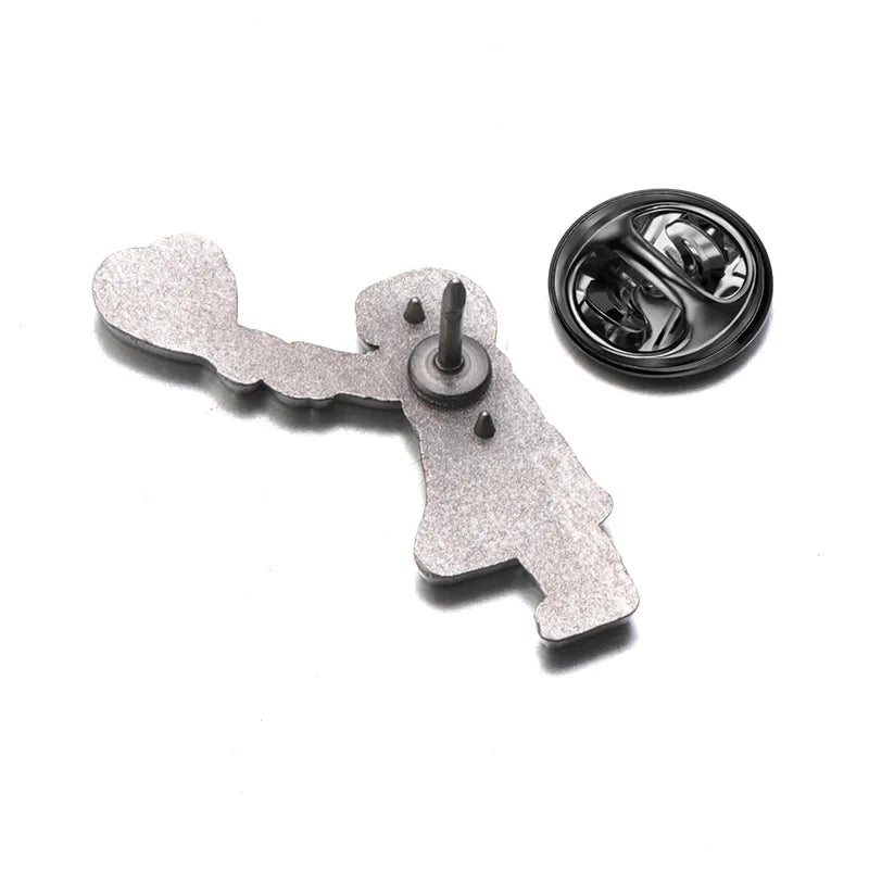 Classic Banksy Art Design Collection Brooch Enamel Pin Flower Thrower Boy Red Balloon Girl Badge Lapel Backpack Jewelry Gift Qme