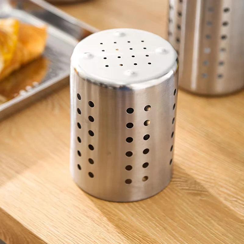 Kitchen Storage Basket Stainless Steel Cutlery Holderchopstick Holder Qme