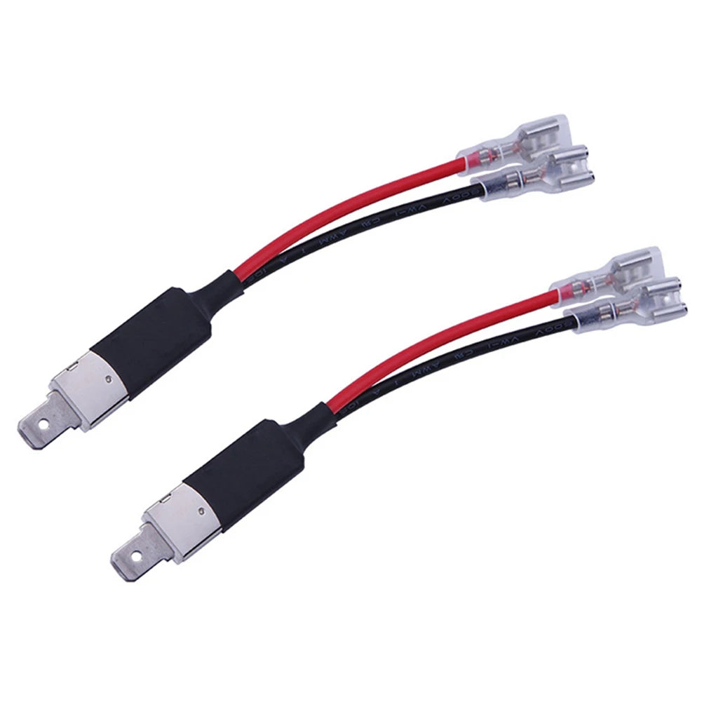 2Pcs LED H1 H1 LED Single Conversion Converter LED Replacement Bulb Single Converter Wiring Headlight Bulb Connector Qme Default Title