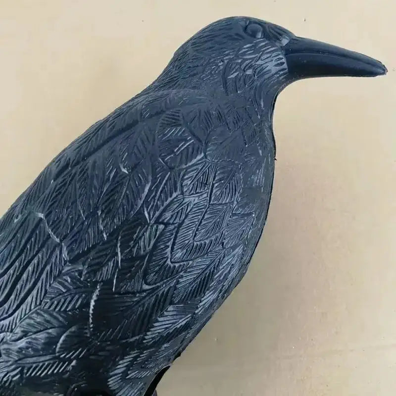 Simulation Crow Black Raven Bird Repellent Natural Pest Control Repellent Bird Raven Prop Scary Decor Party Halloween Crow Decor Qme