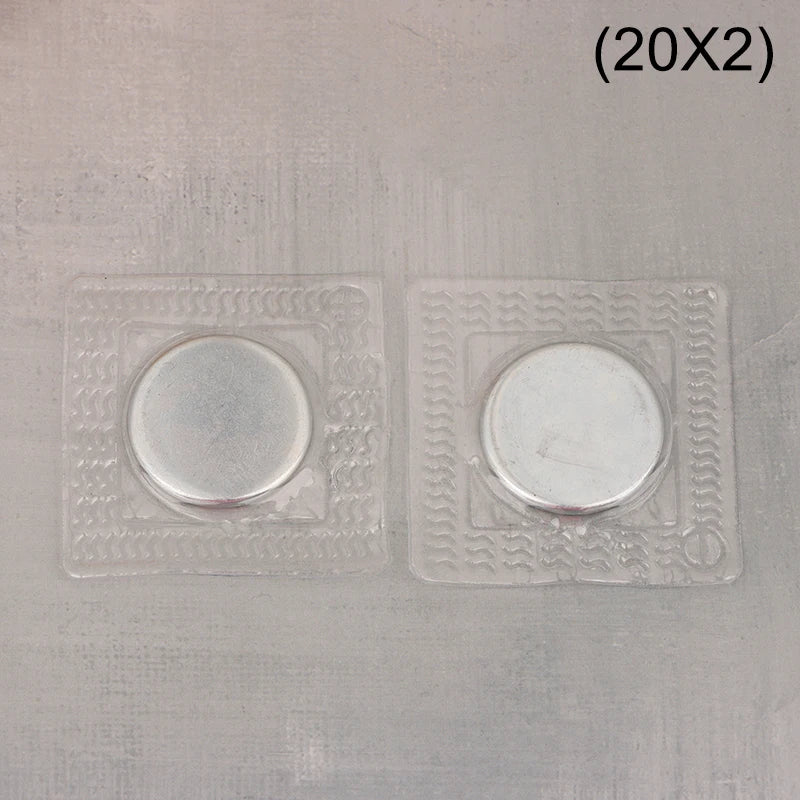5Pairs PVC Invisible Metal Strong Magnetic Snaps Button Invisible Sew Magnetic Magnet Fastener For Handbag Clothing Qme 20x2