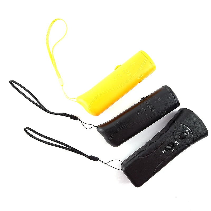 1PC Pet Dog Repeller Anti Barking Stop Bark Training Device Trainer LED Ultrasonic Anti Barking Ultrasonic Without Battery. Qme