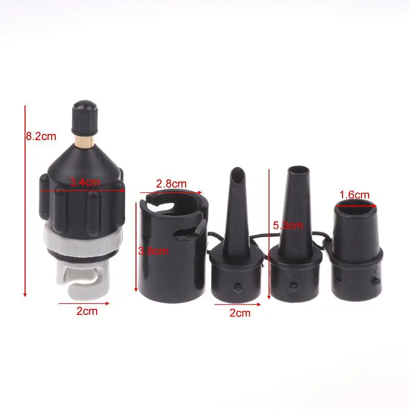 Air Valve Adaptor SUP Board Paddle Boat Kayak Pump Tire Connector Qme