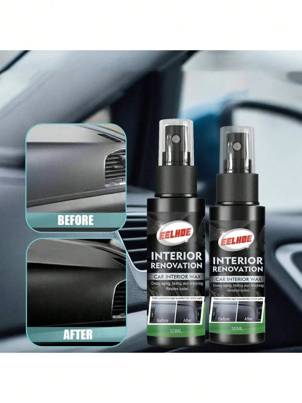 Interior Repair Spray Protection Instrument Panel Refurbishing Agent Qme