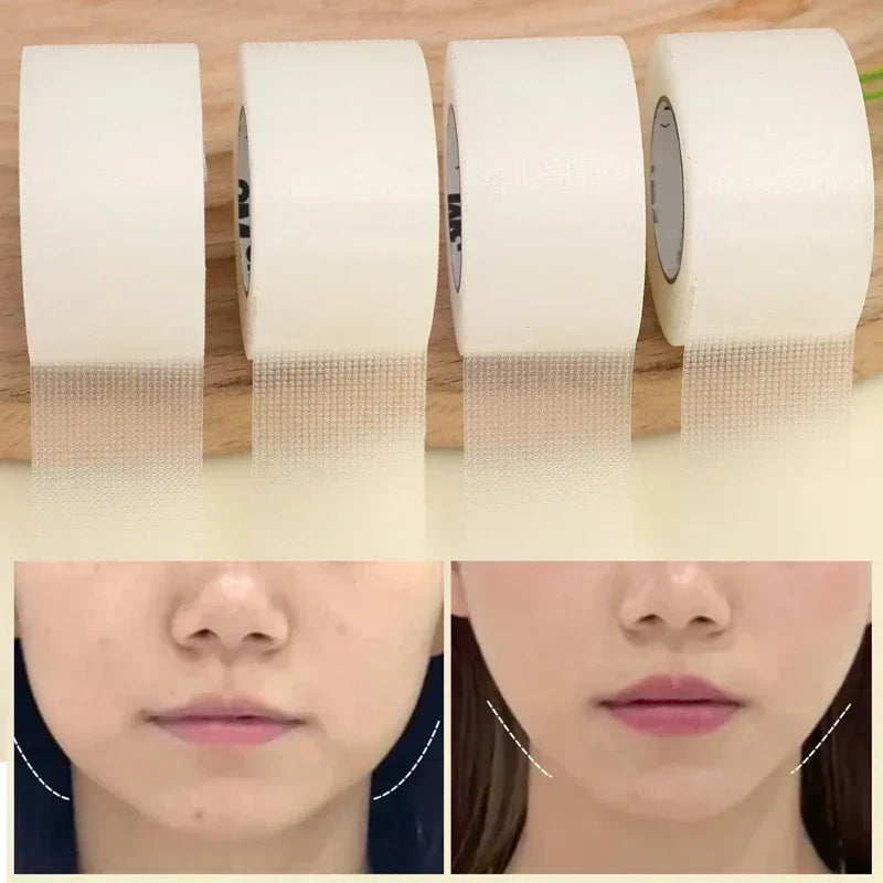  Professional 8M/Roll PE Facial Tape Breathable Cosplay Makeup Tape Transparent Lift Wrinkles Doulble Eyelid Tape Makeup Tool Qme