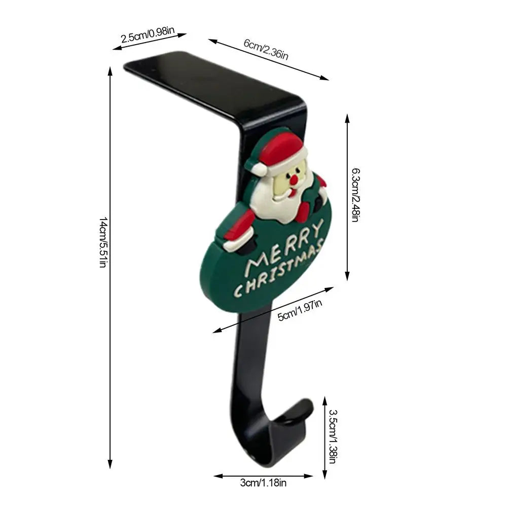 Christmas Stocking Holders Mantle No Drilling Hooks Garland Wreaths Qme C China Mainland