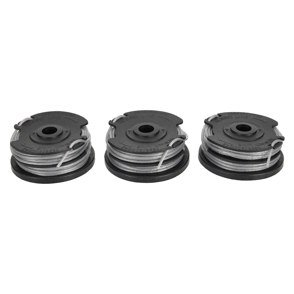 3pcs/set Line Spools Replacement For Greenworks Lawn Trimmers G40LT/ G40LTK2/ G40LTK2x / 2101507 Grass Trimmer Garden Power Tool Qme