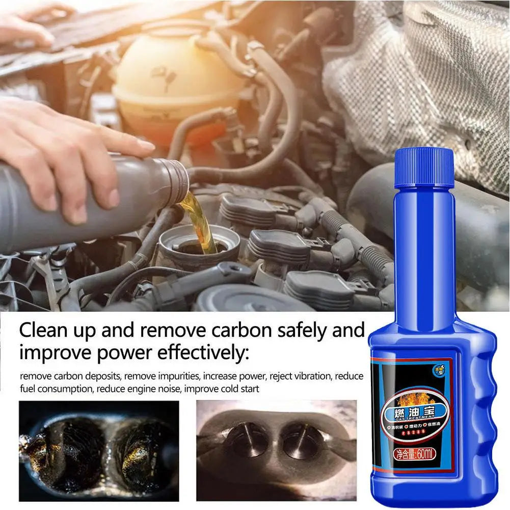 Car Gasoline Additive Fuel Savings Fuels System Cleaner Gas Oil Qme