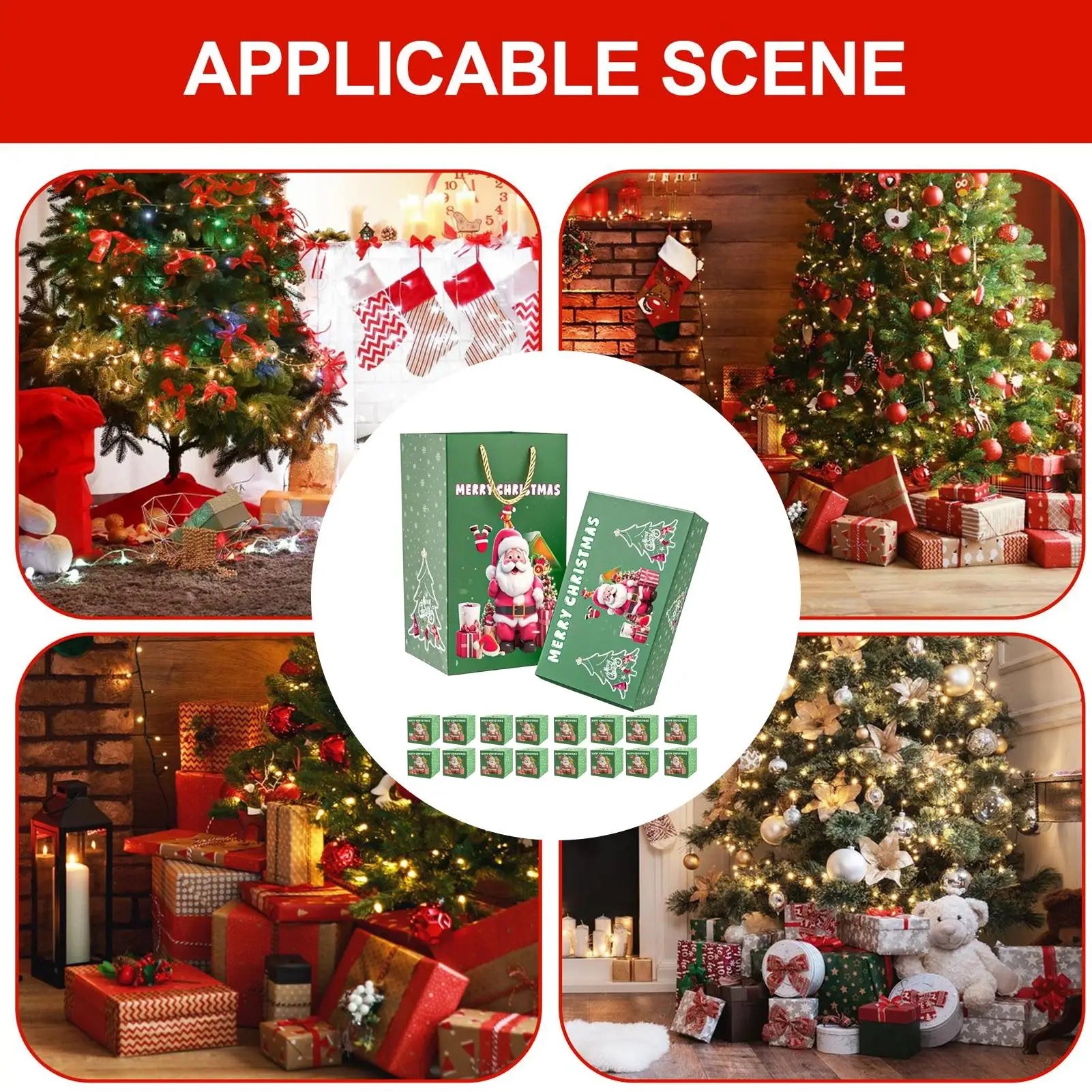 Pop Christmas Cards Boxed Money Holders Dispenser Festive Container Qme