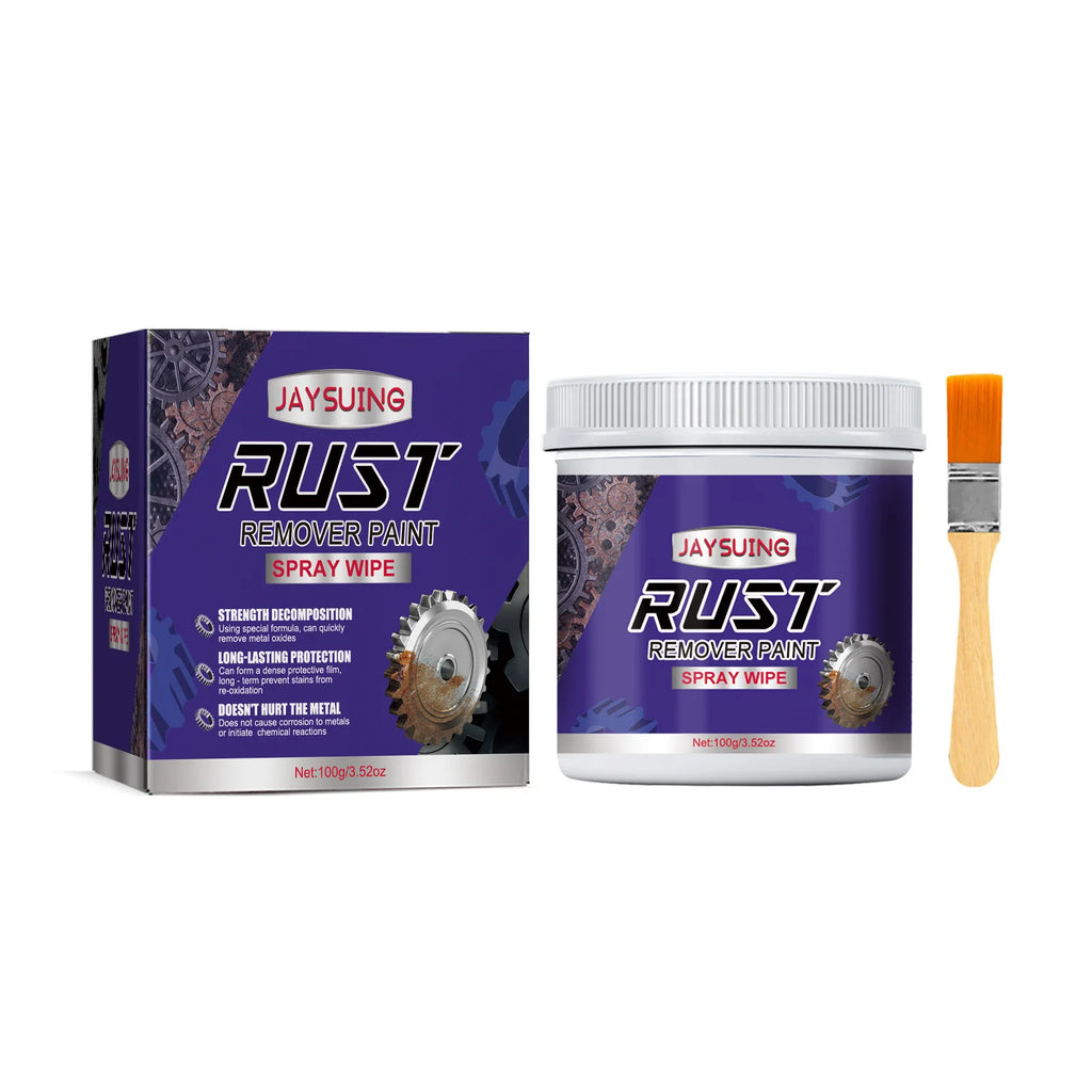 Multi Purpose Rust Remover Metal Surface Refurbishment Chrome Paint Car Iron Rust Conversion Agent Water-Based Anti Rust Primer Qme 100g Boxed