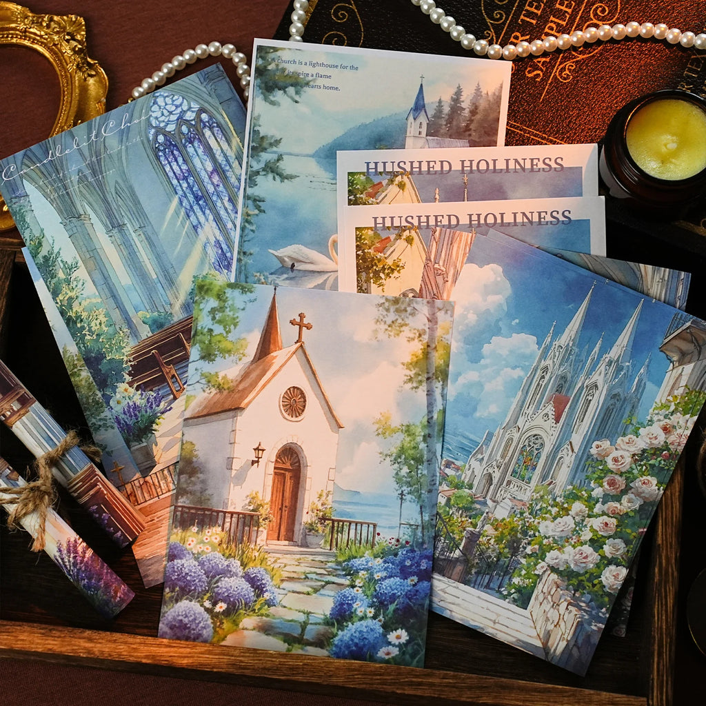 20 sheet Four Seasons Landscape material paper Decor Diary Album Scrapbooking material Background paper junk journal supplies Qme