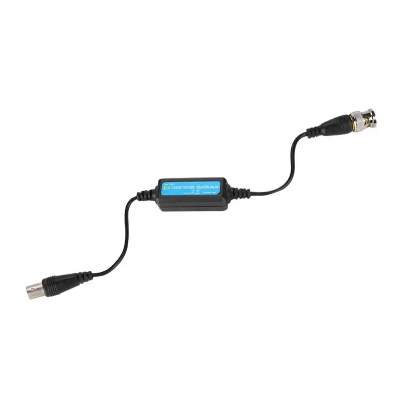 2pcs Ground Loop Isolator Video Balun - BNC M/F for HD-TVI/CVI/AHD/CVBS/CVBS Cameras | Anti-Interference Coaxial Noise Filter Qme