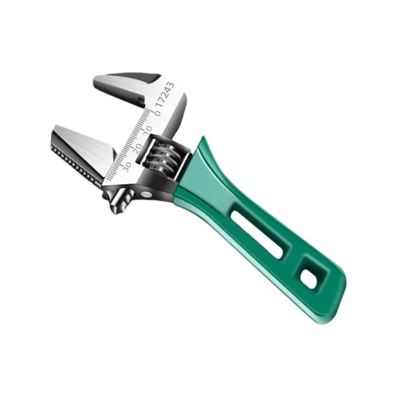 6 Adjustable Wrench Wide Jaw Opening Plumbing Auto Repair Home Qme Dual use 6 inches China Mainland
