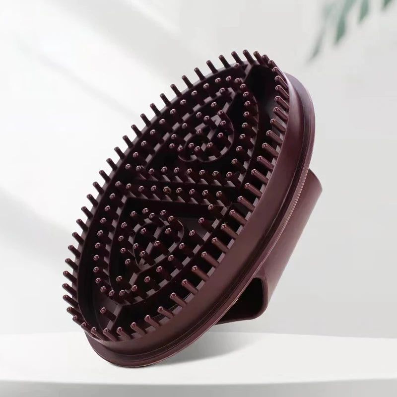 2 Brown Body Massage Brushes Meridian Stimulation Home Salon Beauty Qme